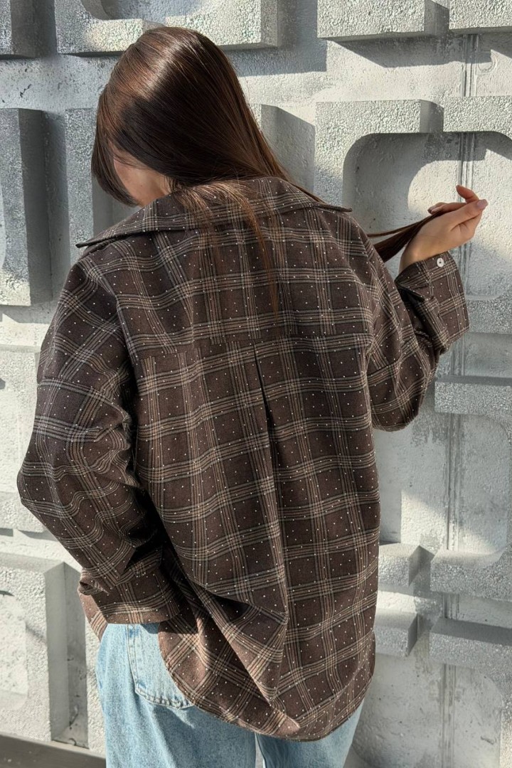 Сорочка зі стразами VOL-815A650