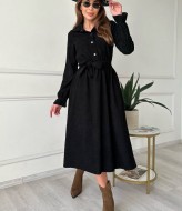 Вельветовое платье миди IMMA-106A495