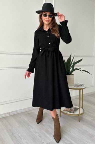 Вельветовое платье миди IMMA-106A495