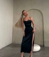 Шелковое платье комбинация MPK-341A450