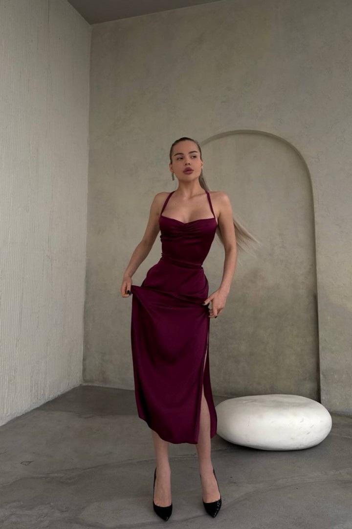 Шелковое платье комбинация MPK-341A450