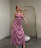 Шелковое платье комбинация MPK-341A450