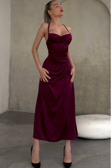 Шелковое платье комбинация MPK-341A450