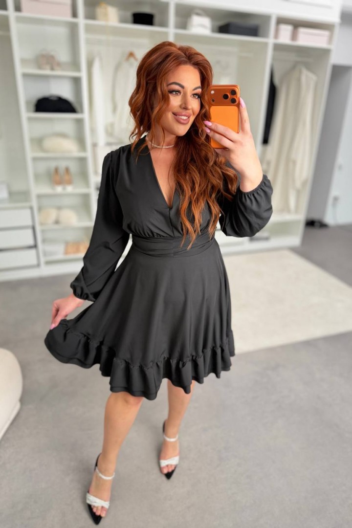 Однотонное платье MA-N2201A550