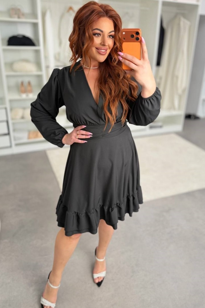 Однотонное платье MA-N2201A550