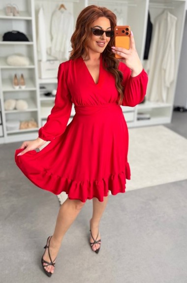 Однотонное платье MA-N2201A550