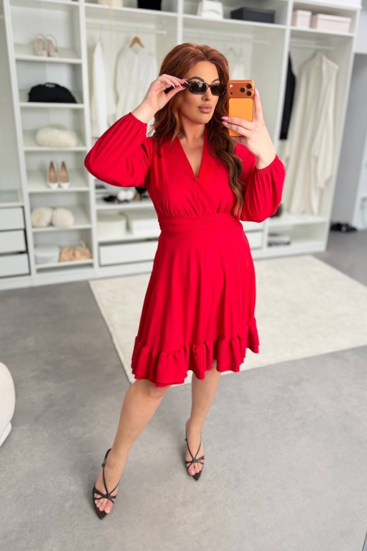 Однотонное платье MA-N2201A550