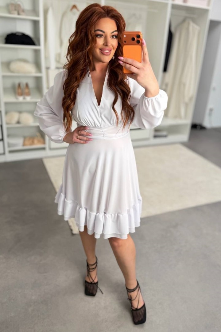 Однотонное платье MA-N2201A550