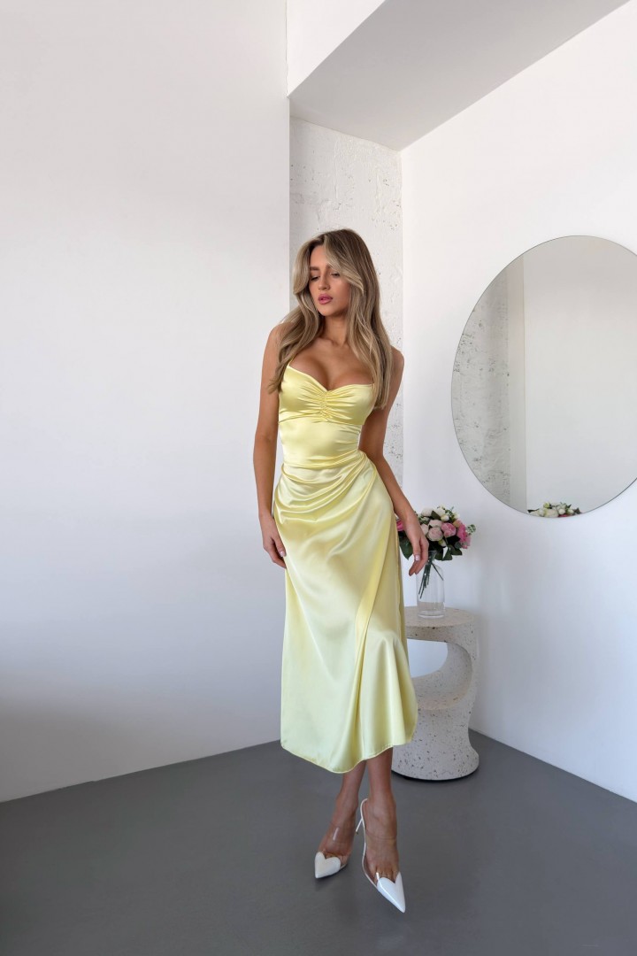 Шелковое платье комбинация MPK-341A450