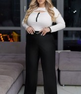 Кожаные брюки женские LSH-992.1A500