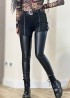 Кожаные леггинсы  POK-517A420