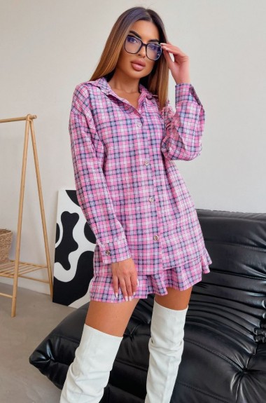 Костюм юбка и рубашка POK-631A550