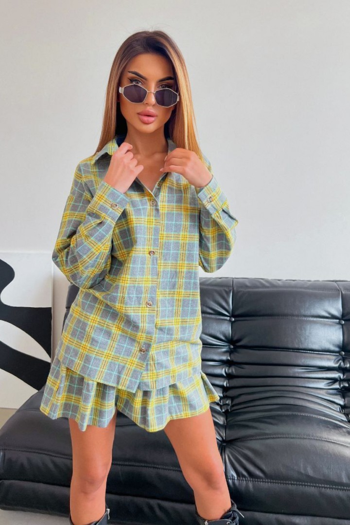 Костюм юбка и рубашка POK-631A550