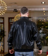 Куртка мужская кожаная демисезонная  POK-004A800