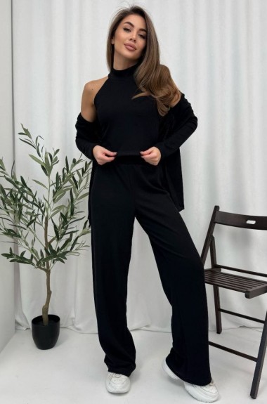 Костюм тройка женский с кардиганом POK-641A690