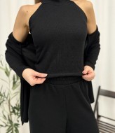 Костюм тройка женский с кардиганом POK-641A690