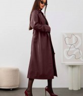 Кожаный тренч женский POK-648A850