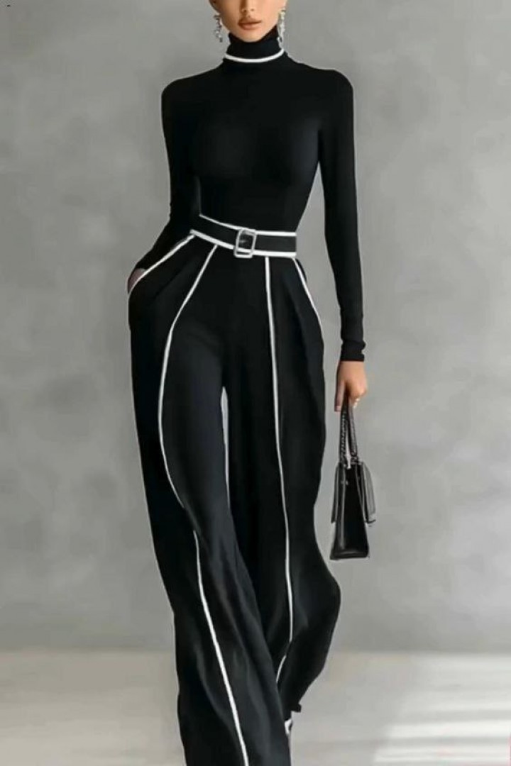 Стильный брючный костюм женский POK-668A650