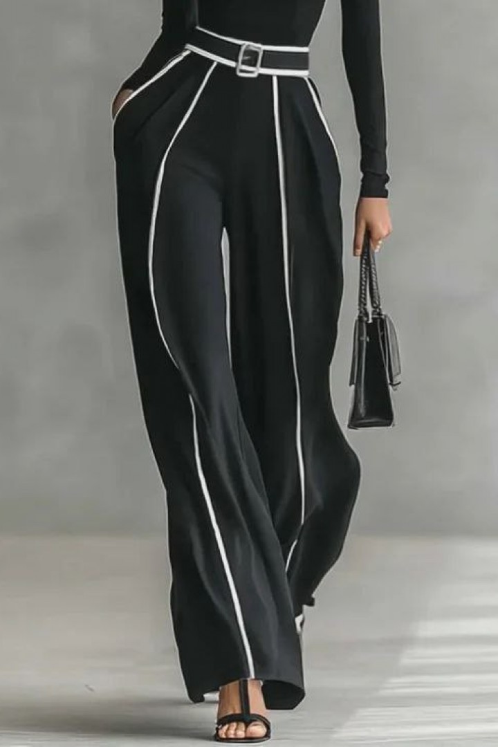 Стильный брючный костюм женский POK-668A650