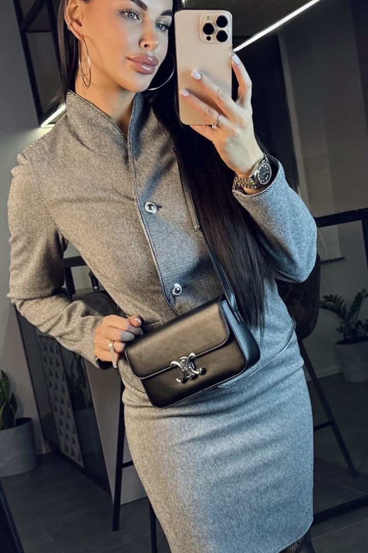 Костюм двойка женский с юбкой  POK-667A650