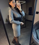 Костюм двойка женский с юбкой  POK-667A650