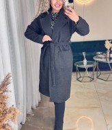 Пальто женское с поясом POK-660A930