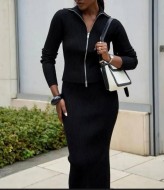 Ангоровый костюм с юбкой POK-664A550