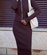 Ангоровый костюм с юбкой POK-664A550