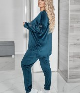 Велюровий костюм зі стразами VOJ-336A750