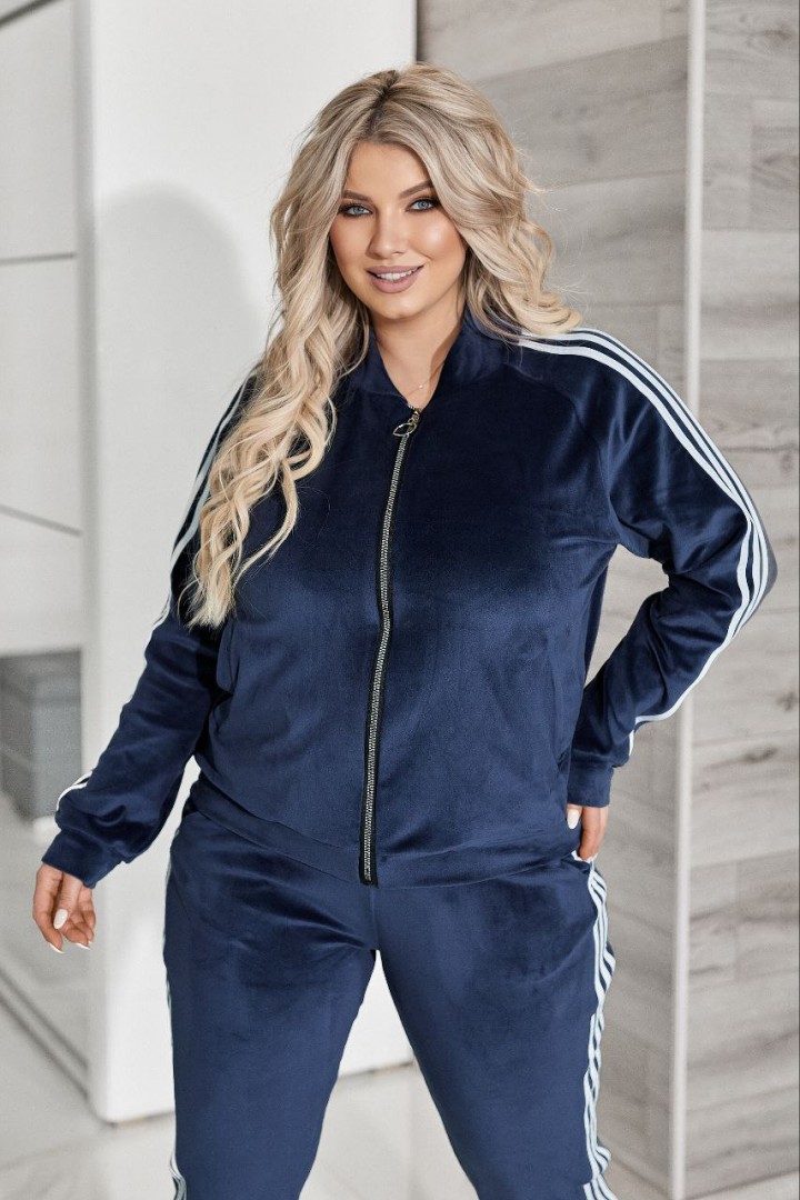 Прогулянковий костюм з білими лампасами VOJ-337A750