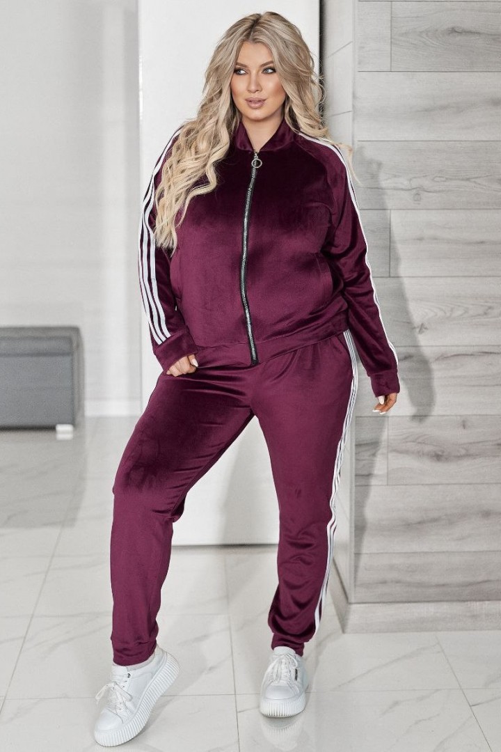 Прогулянковий костюм з білими лампасами VOJ-337A750