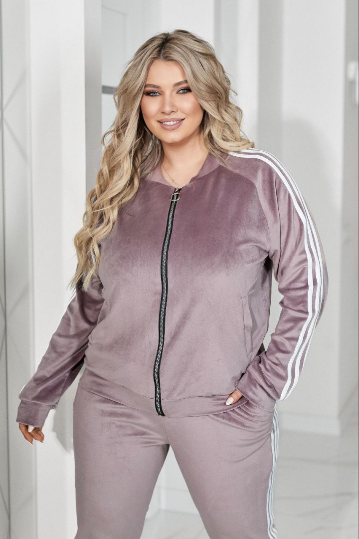 Прогулянковий костюм з білими лампасами VOJ-337A750