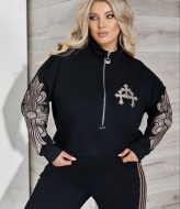 Стильний костюм з аплікацією VOJ-340A800