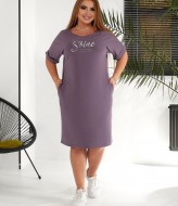 Платье трикотажное летнее  AJ-17177A450