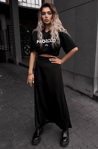 Сатиновая юбка FAV-M539A450