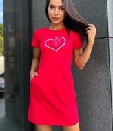 Трикотажное платье с карманами IND-3005A450