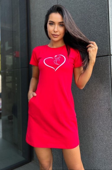 Трикотажна сукня з карманами IND-3005A450