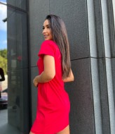 Трикотажное платье с карманами IND-3005A450