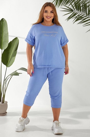 Костюм с укороченными брюками LIB-8080A500