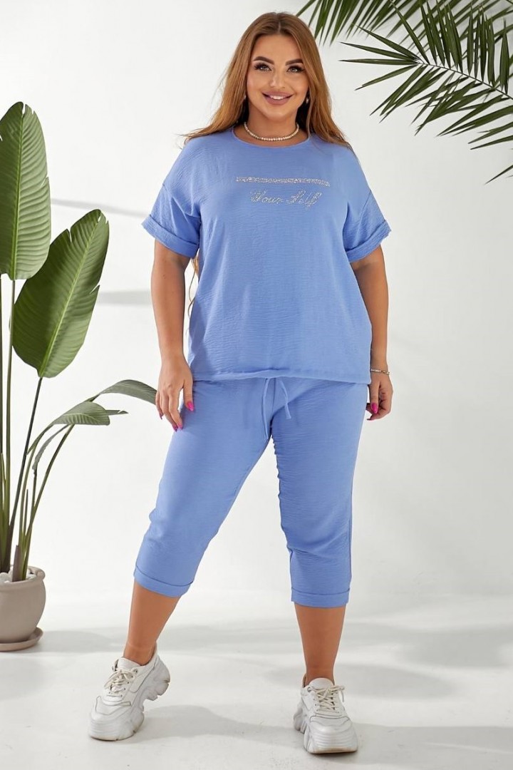 Костюм с укороченными брюками LIB-8080A500