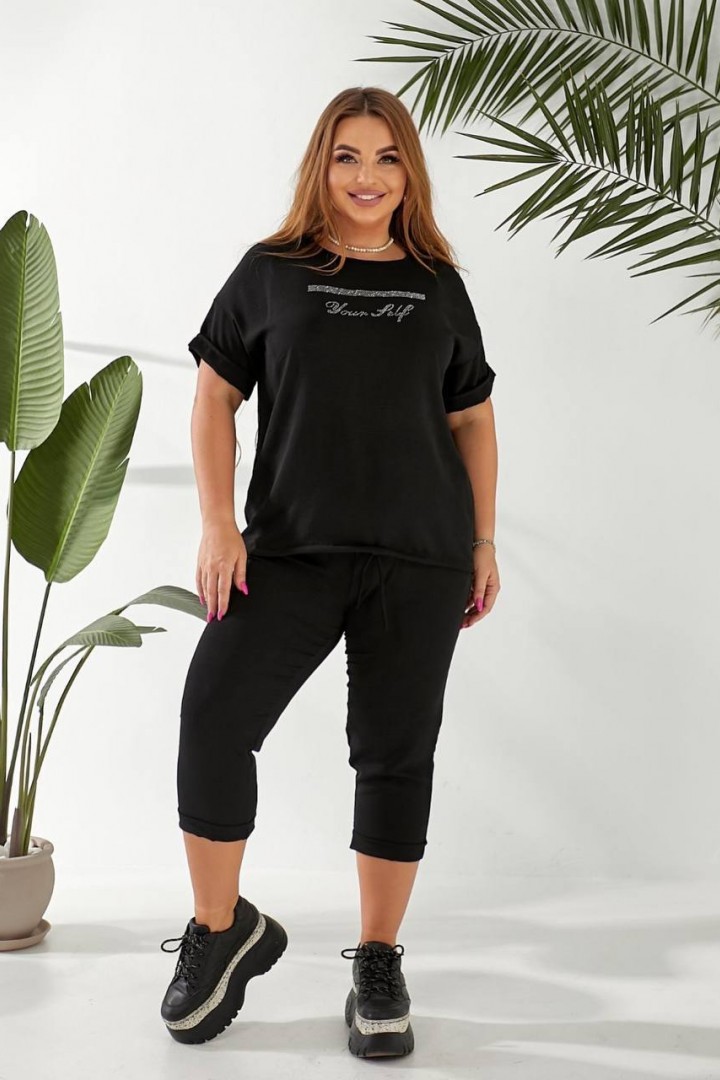 Костюм с укороченными брюками LIB-8080A500