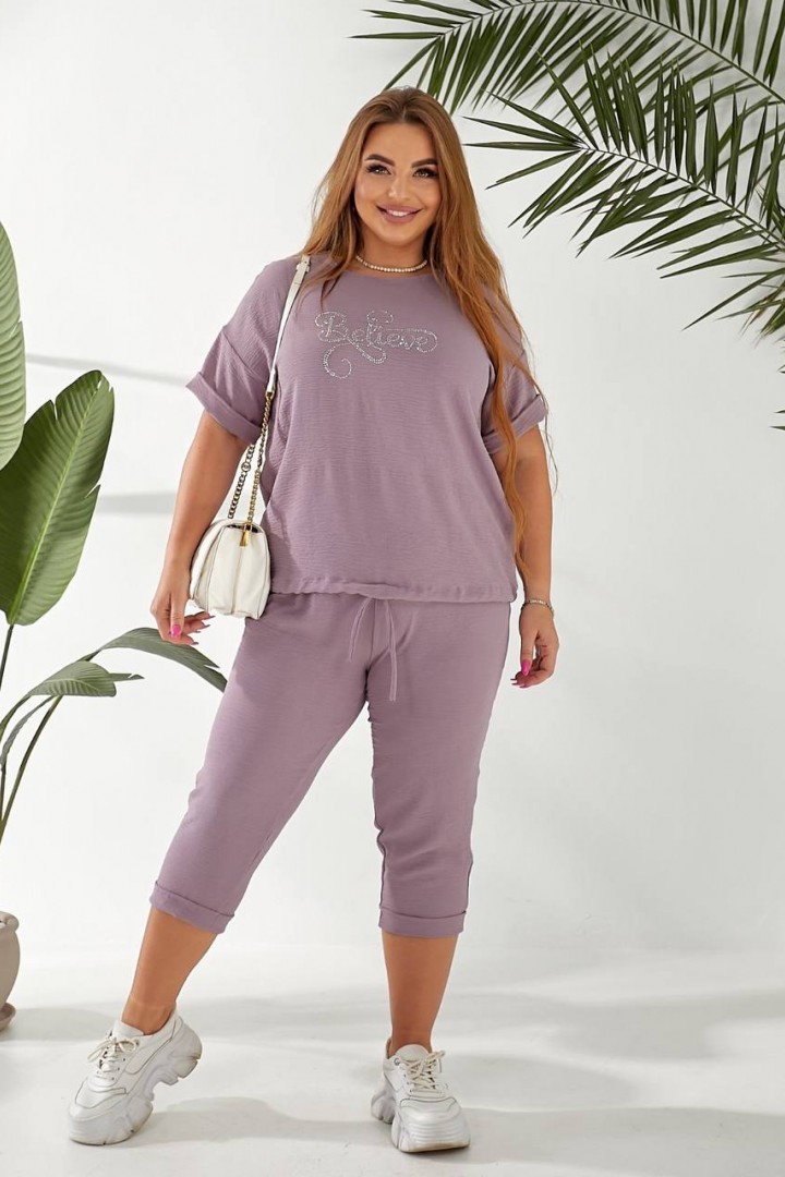 Костюм с укороченными брюками LIB-8080A500