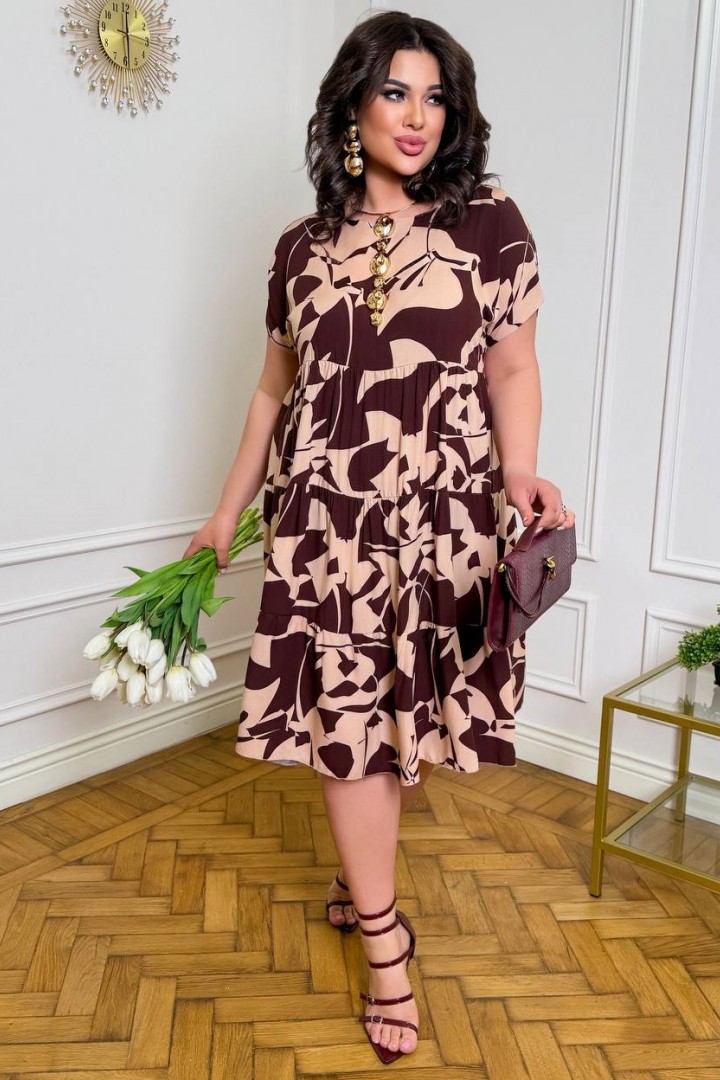 Платье свободного кроя MALI-0039A13.5