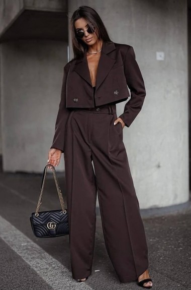 Укороченный жакет и брюки IO-729A700