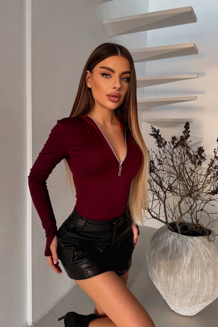 Стильное боди на молнии ELZ-508A250