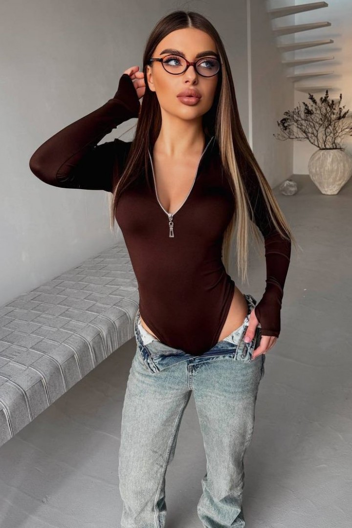 Стильное боди на молнии ELZ-508A250