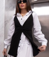 Комплект двойка платье-рубашка и сарафан KC-3276A599