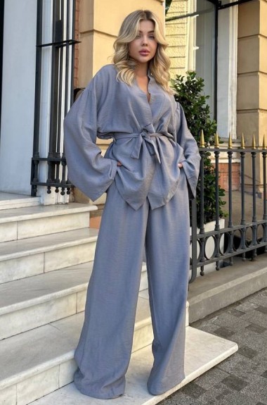 Костюм двойка кимоно и штаны MUS-085A550