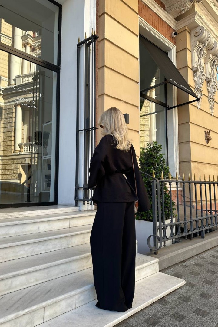 Костюм двойка кимоно и штаны MUS-085A550