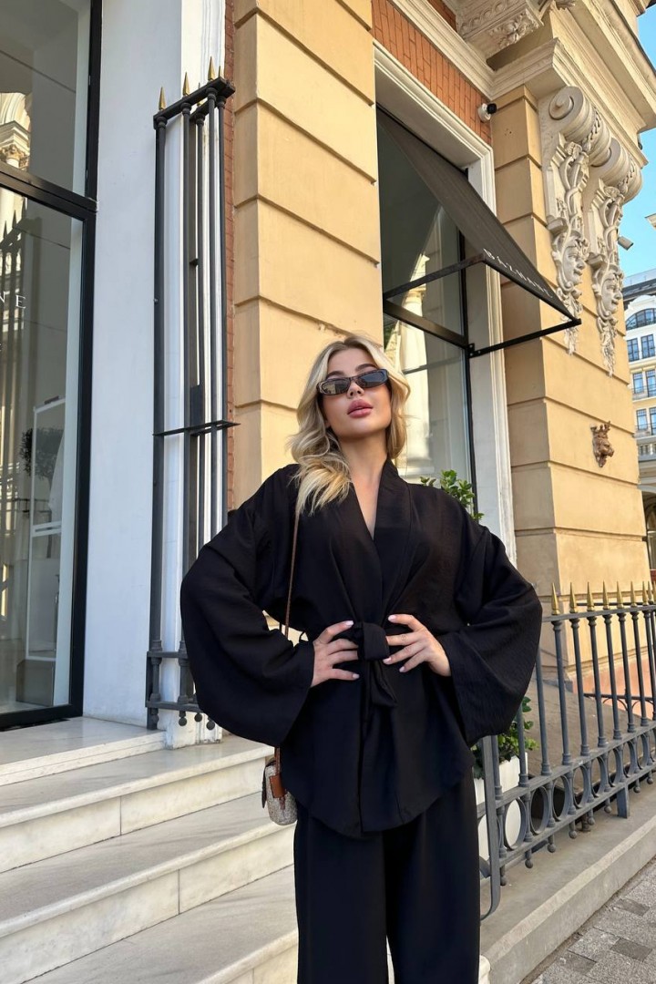 Костюм двойка кимоно и штаны MUS-085A550